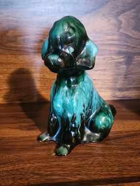 Blue Mountain Pottery Ceramic Dog Figurine